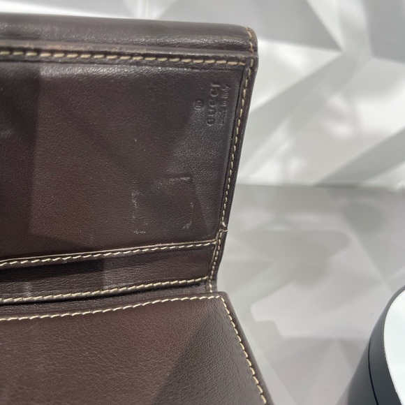 Authentic GUCCI GG Monogram Canvas Leather Heart Continental Full Length Wallet - Picture 7 of 15